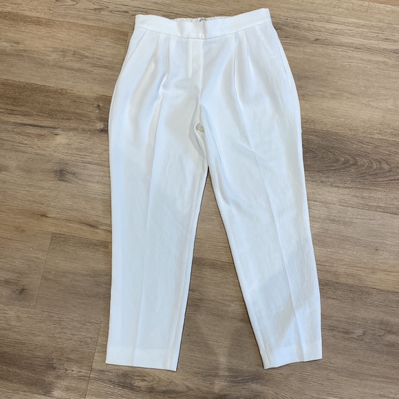 Babaton Cohen Cropped White Pants - Picture 3 of 13